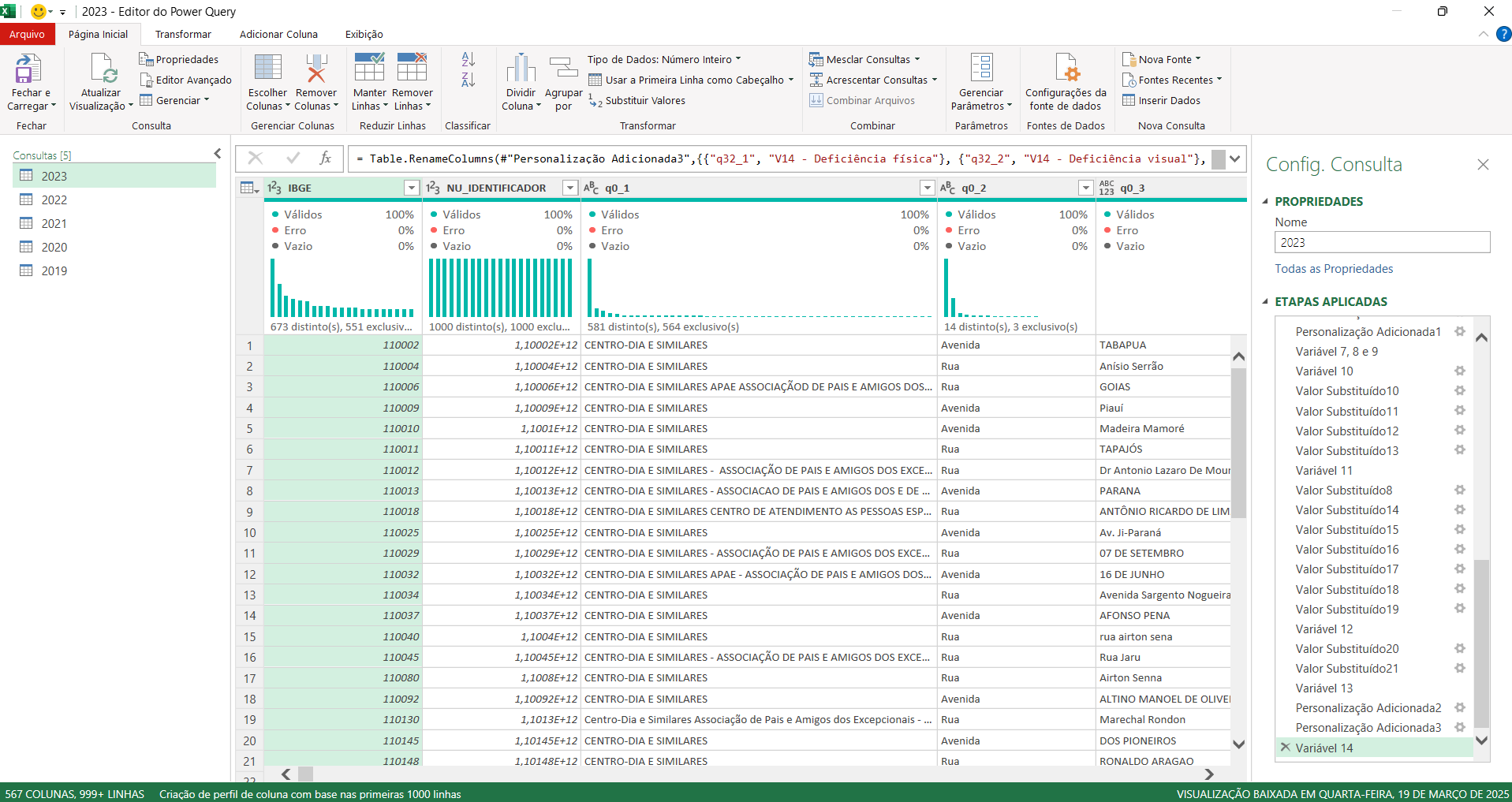 Imagem do Power Query 1